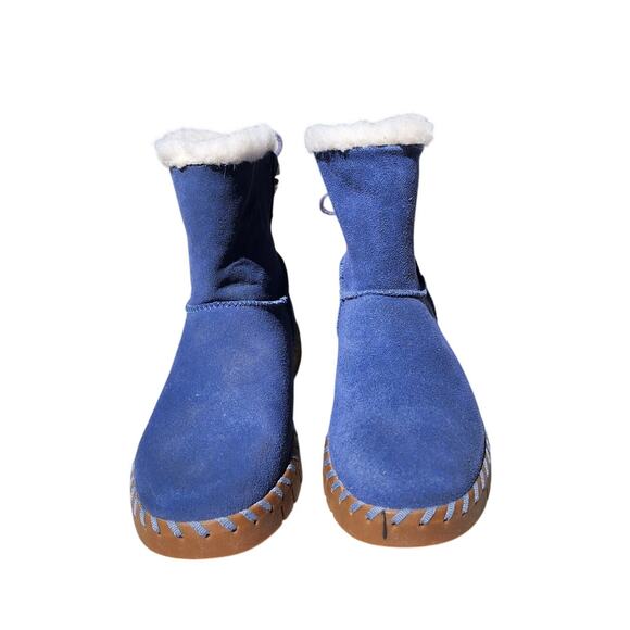 MUK LUKS Flexi Albany Suede Shearling Winter Boots 6 - Picture 4 of 11